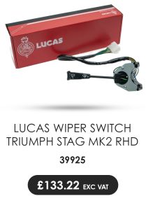 Lucas Wiper Switch Triumph Stag Mk2 RHD