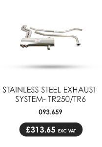 Complete Stainless Steel Exhaust System- TR250/TR6