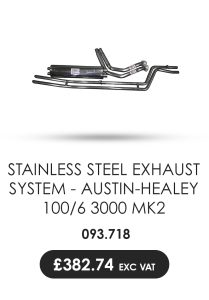 Complete Stainless Steel Exhaust System - Austin-Healey 100/6 3000 Mk2