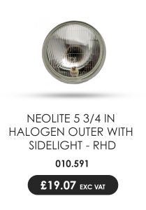 5 3/4 in Halogen Outer Light Unit with Sidelight