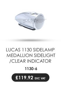 Lucas 1130 Type Sidelamp-Medallion-Sidelight/Clear Indicator