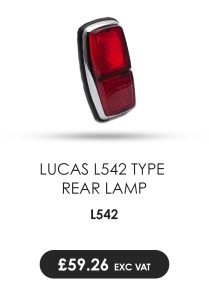 Lucas L542 Type Rear Lamp