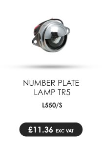 Numberplate Lamp TR5 etc L550