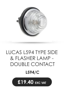 Lucas L594 Type Side & Flasher Lamp - Double Contact