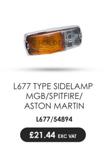 L677 Type Sidelamp MGB/Spitfire/Aston Martin