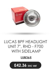 Lucas BPF with pilot light unit