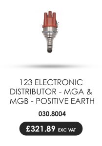 123 Electronic Distributor - MGA & MGB - Positive Earth