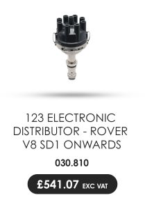 123 Electronic Distributor - Rover V8 SD1 Onwards