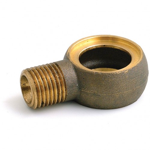 Brass Banjo Single Screw On Type - 1/4 image #1