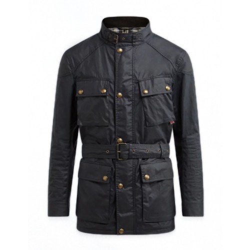 Belstaff Trialmaster Pro Waxed Jacket Black