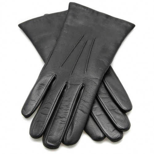 Womens black deals leather gloves small