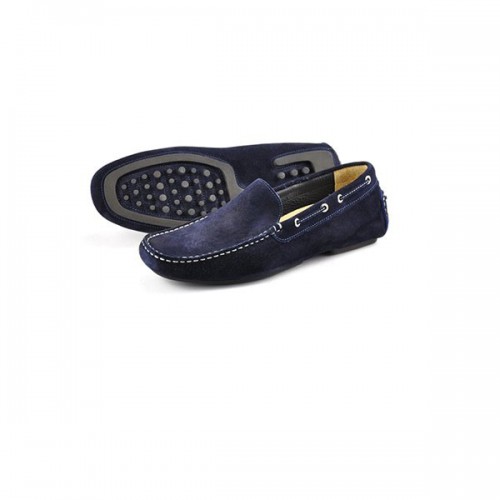 Loake Shoes - Donington Navy Suede image #1