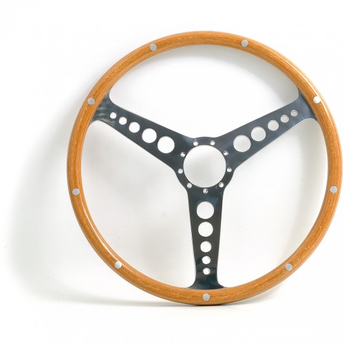 Moto-Lita Jaguar 'D' Type 15in Wood Rim Steering Wheel image #1