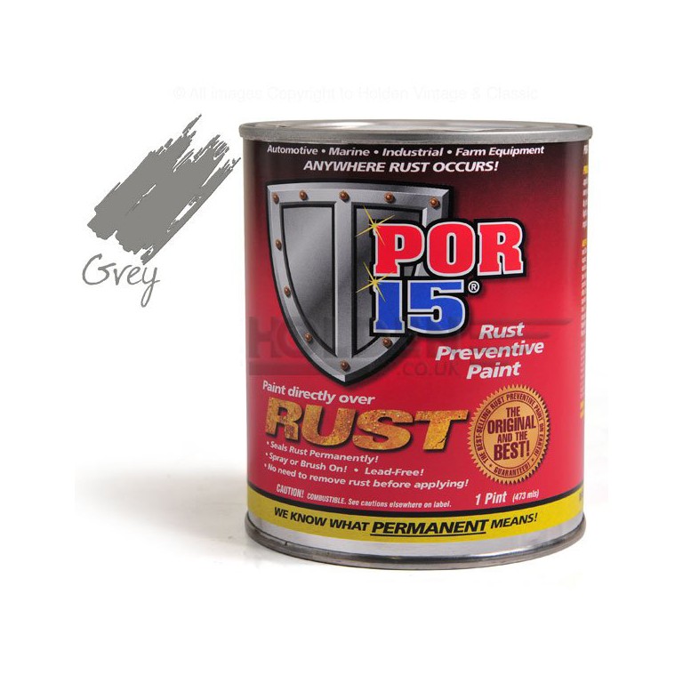 POR-15 Gloss Black Rust Preventive Paint 113ml