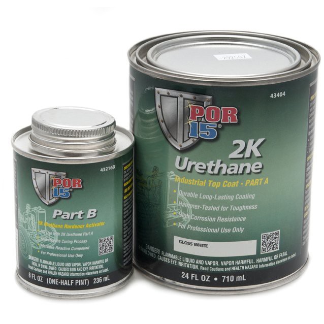 POR-15 Top Coat - Gloss Black - 0.473 litre