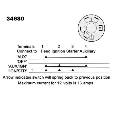 The Student View 35 Universal 4 Pole Ignition Switch Wiring Diagram