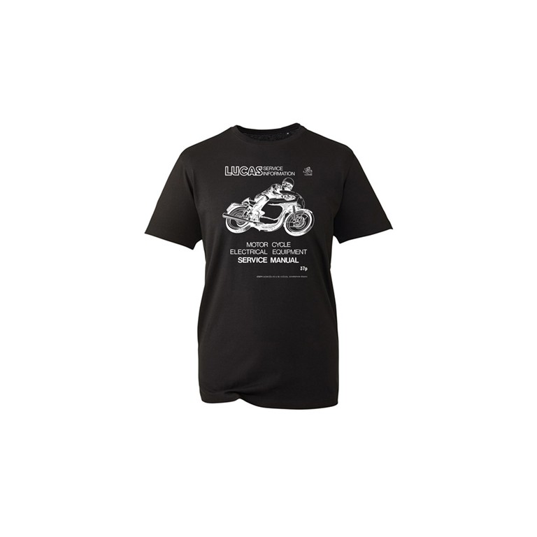 Lucas Motorcycle Service Info T-Shirt