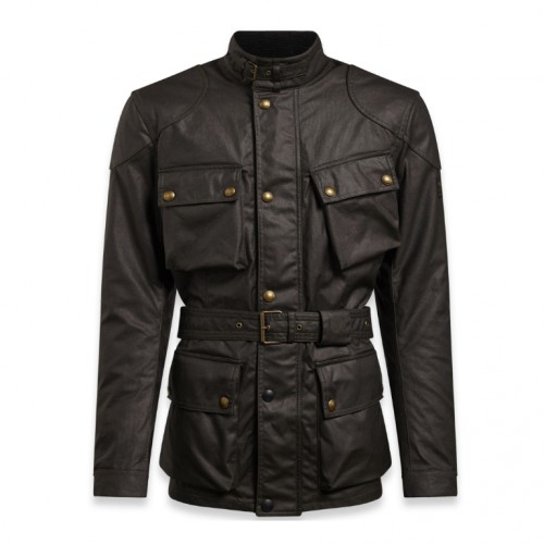 Belstaff Trialmaster Pro Waxed Jacket - Mahogany